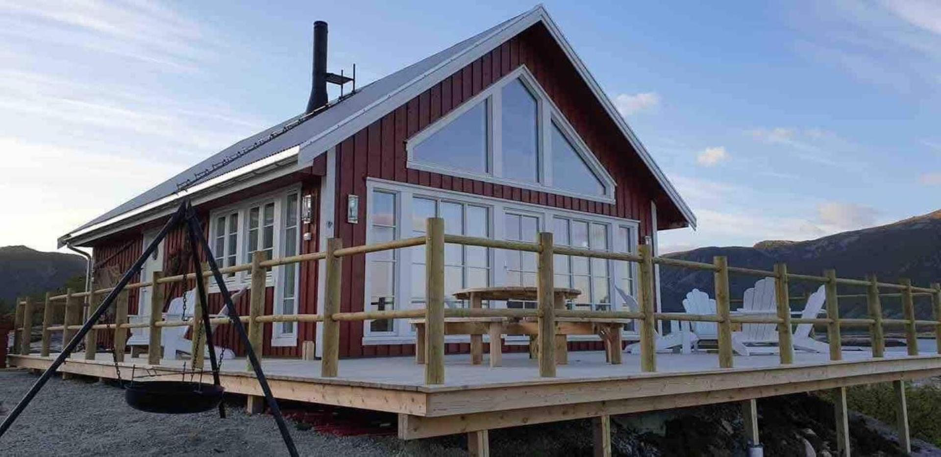 Valberg High Quality Seaview Cabin Exteriör bild