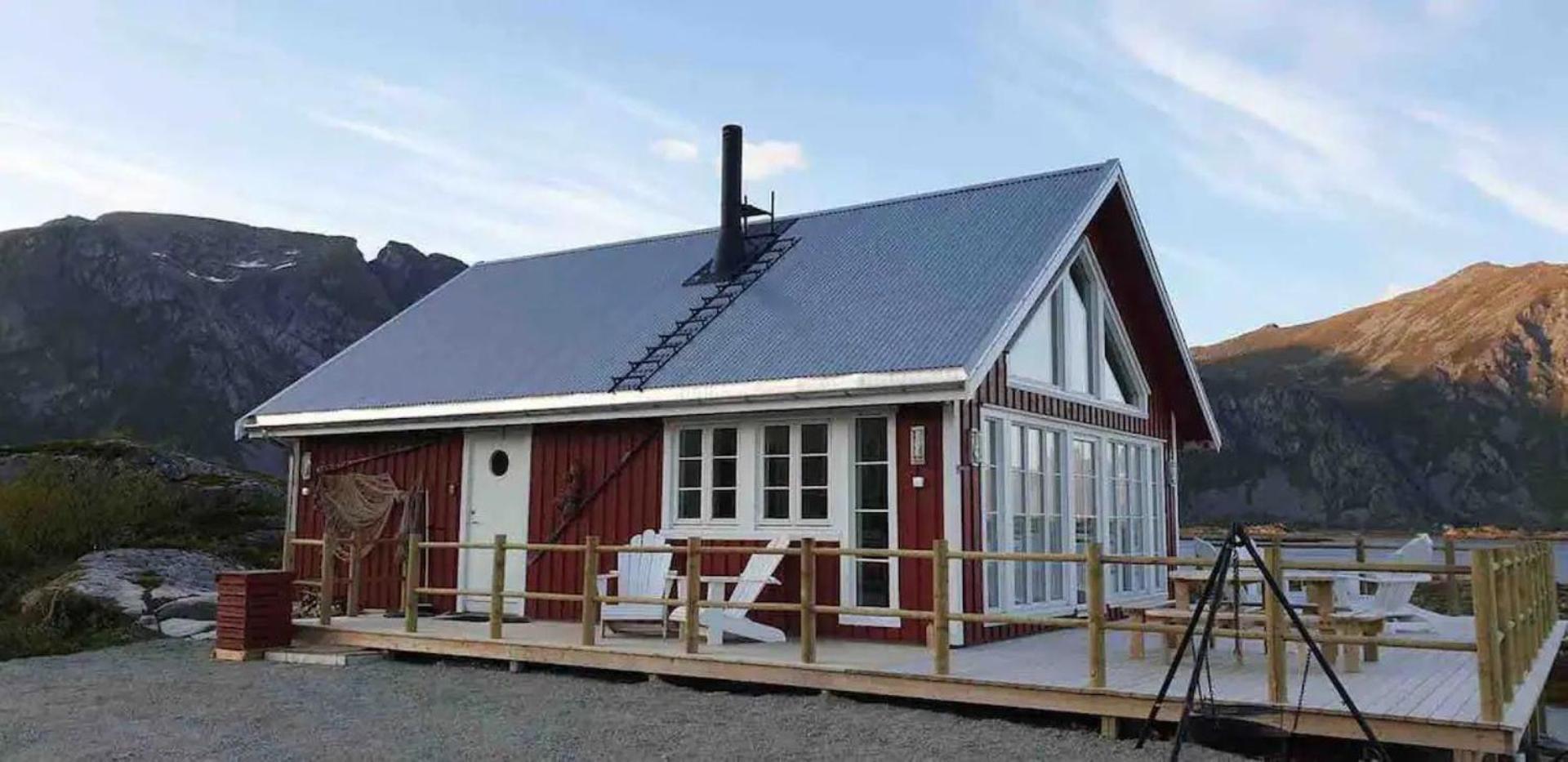 Valberg High Quality Seaview Cabin Exteriör bild